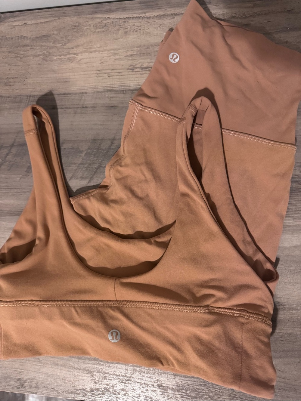 lululemon athletica Dusty Clay Set - Align 23” legging and Align A/B Bra
